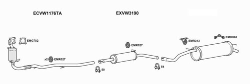 Euroflo exhaust system for - system,