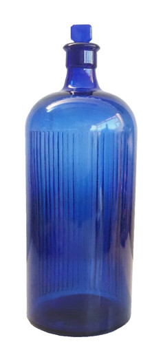 Vintage cobalt blue ribbed - vintage,