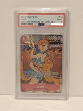PSA 9 Nami OP 01-016  1ST ANNIVERSARY COLLECTION SET PROMO ENGLISH ONE PIECE TCG