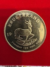 Republic Of South Africa 1979  1 Ounce Krugerrand 917 Gold Coin 22k 33.93 grams