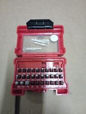 Milwaukee 31pc Shockwave Impact Screwdriver Bit Set Mixed Bits belt holder case