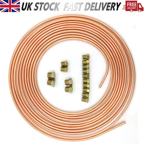 Brake pipe copper - brake, 3/16
