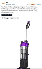 Vax Upright Vacuum Cleaner