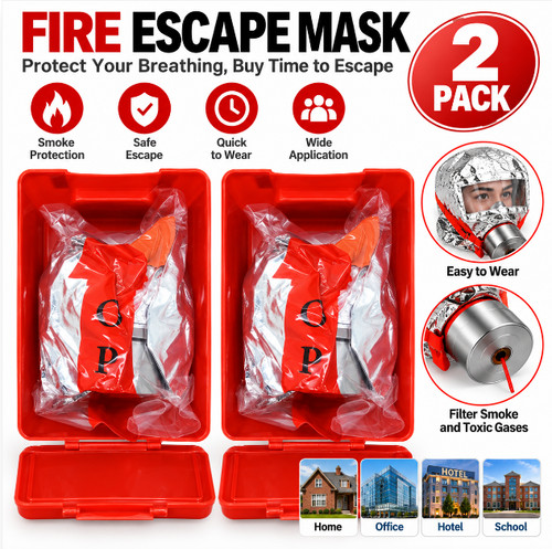 2pcs emergency escape hood - 2pcs,