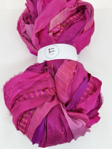 Sari silk ribbon yarn - sari,