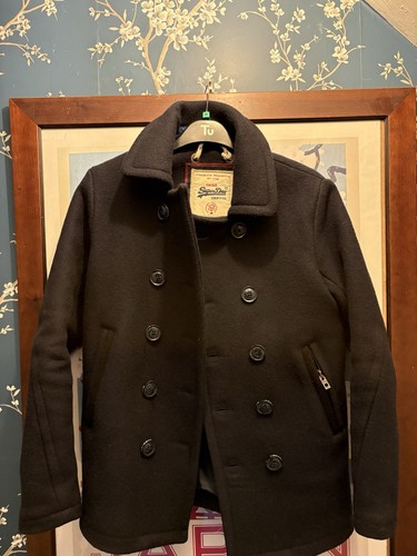 Superdry premium pea coat - premium,