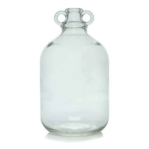 Litre demijohn clear green - litre,