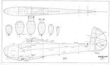 Rhonbussard r/c glider scale plan