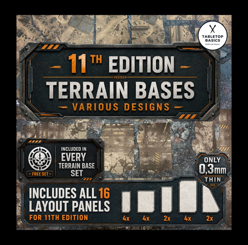 Terrain area footprints 40k - terrain,
