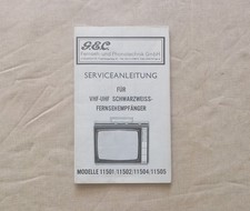 Vintage G.E.C. VHF UHF Black &