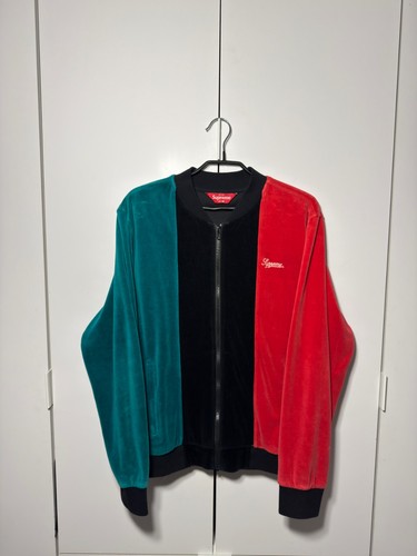 Supreme velour zip jacket - velour, up