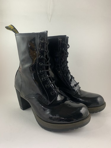 Martens durcie black patent - dr,