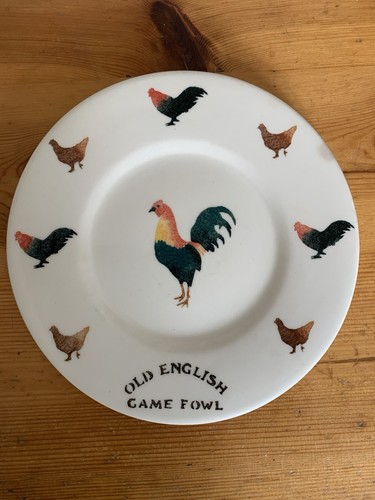 Game fowl plate jane - fowl, &