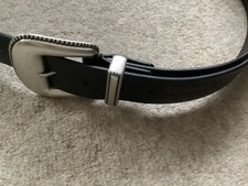 Vivienne Westwood Black Leather Belt one size pre-owned