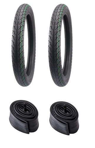 Front rear tyre - rear, tubes