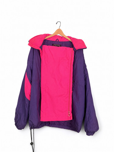 Vintage white sierra neon ski - white,