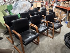 Leather boardroom chairs - *14,