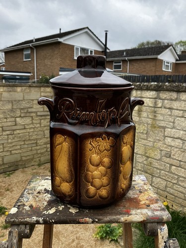 West german pottery rumtopf - west,