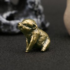 Brass Pig Figurine Small