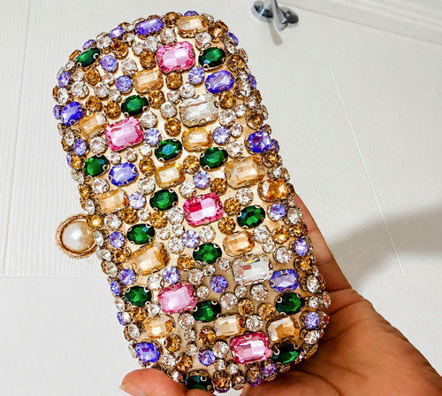 Multicolour beaded crystal - beaded,