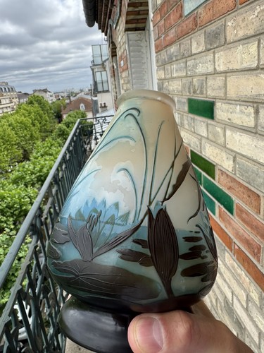 émile gallé vase - gallé, decoration
