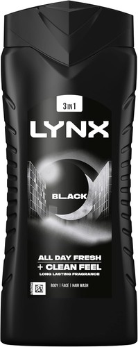 Lynx black body wash - body,