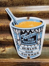 VINTAGE FOSTERS PORCELAIN SIGN