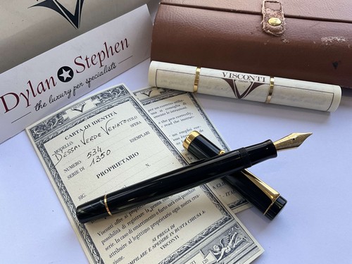 Visconti essai verde - verde, venato