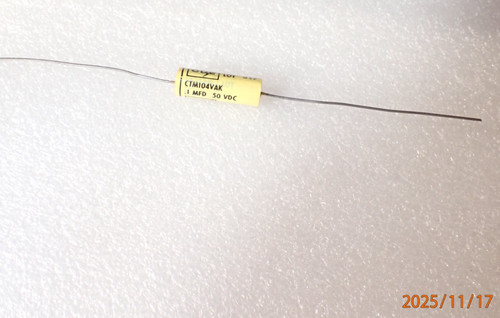 Dubilier 1uf 50v axial - dubilier, 10%