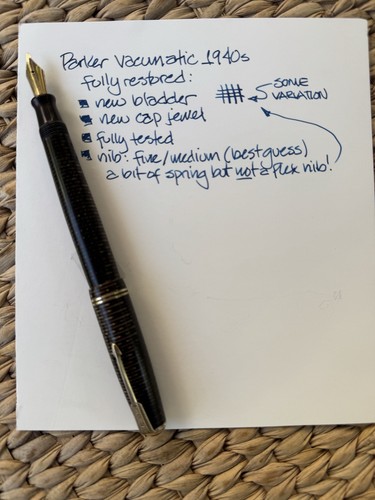 Parker vacumatic 1940s - parker,