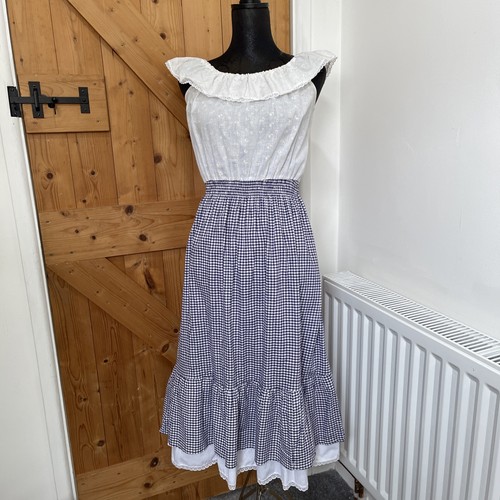 Vintage gingham dress - gingham,