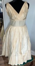 Vintage 1950s-60s Marilyn Monroe Style Pinup Dress Small Mad Men Glam