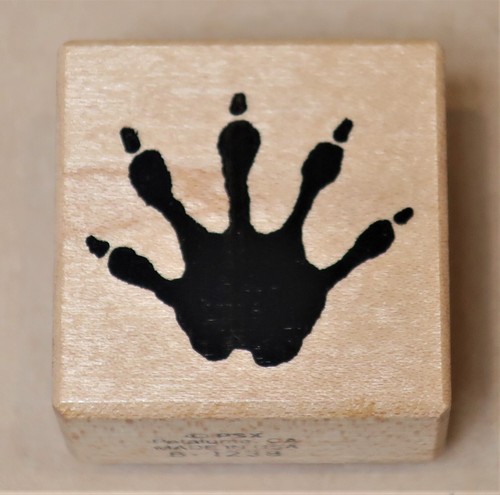 Psx rubber stamp - rubber, claw