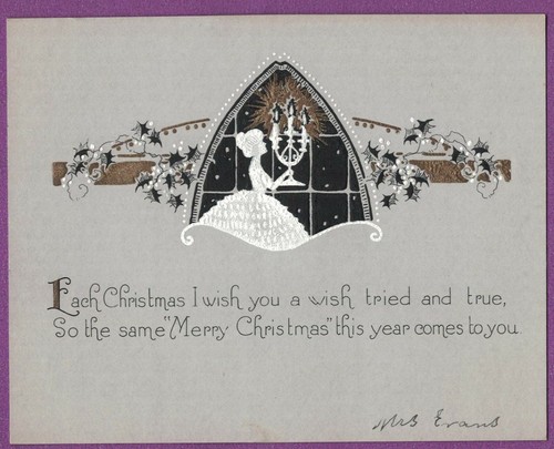Vtg christmas art deco - vtg,