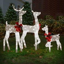 3pcs Lighted Christmas