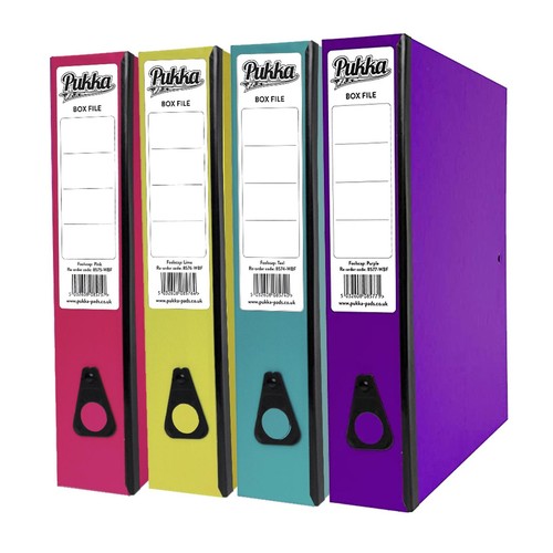 Pukka foolscap box file - box,