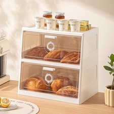 Tier bread bin white - white,