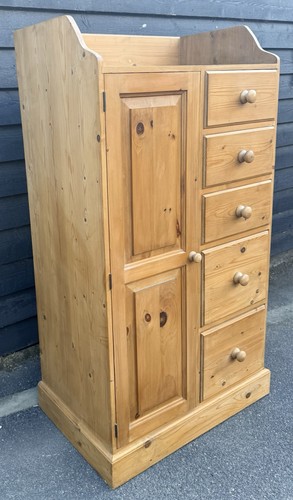 Solid waxed pine - waxed, tallboy