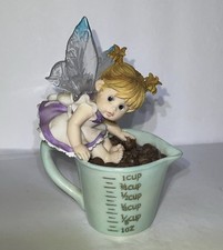 My Little Kitchen Fairies "Chocolate Chip Fairie” Enesco # 4005702 Very Good