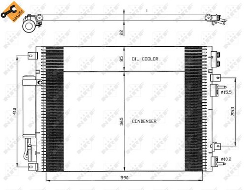 For nrf 35626 condenser - for,