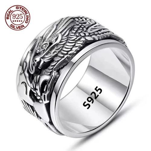 925 sterling silver dragon - sterling,