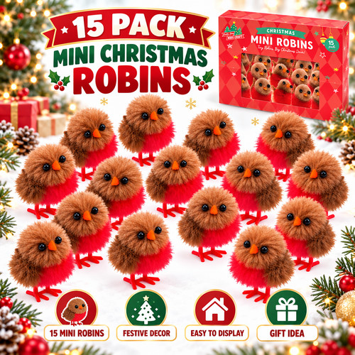 Pack mini fluffy christmas - 15,