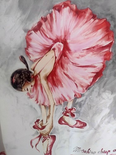 Moschino silk scarf ballerina - moschino,