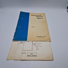 Yaesu FRG-7 Instruction Manual and Circuit Diagram