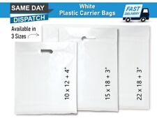 Strong Patch Handle Carrier Bags Plastic Carrier Bags Gift Shop Boutique Retail