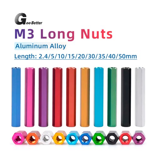 Aluminum alloy hex female - aluminum,