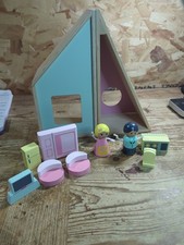Wooden Modular Dolls House Pieces & Accessories Bundle