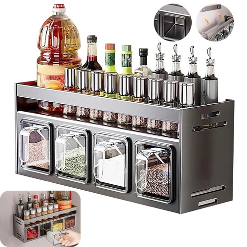 Grid kitchen spice rack - kitchen,