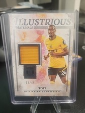 2024-25 Panini Impeccable Illustrious Materials Toti Patch /49 Wolves