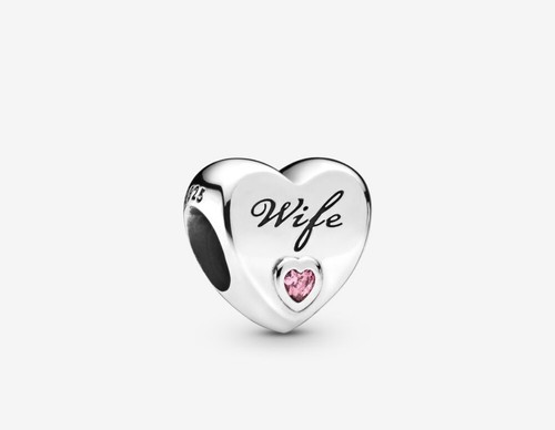 Pandora silver wife heart - silver,